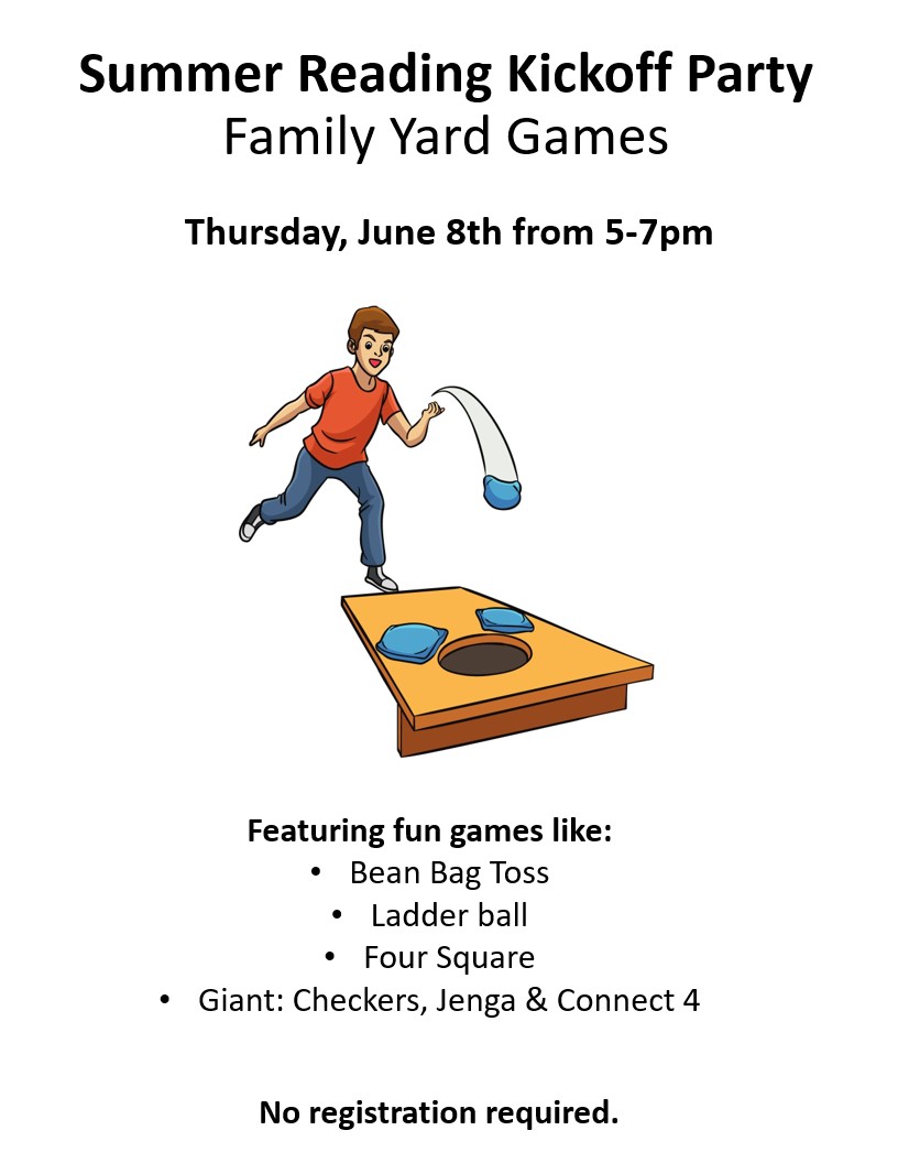 Summer Reading Kickoff - Family Yard Games Night